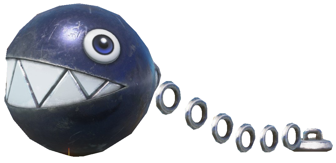 Regular Chain Chomp Standing by TransparentJiggly64 on DeviantArt