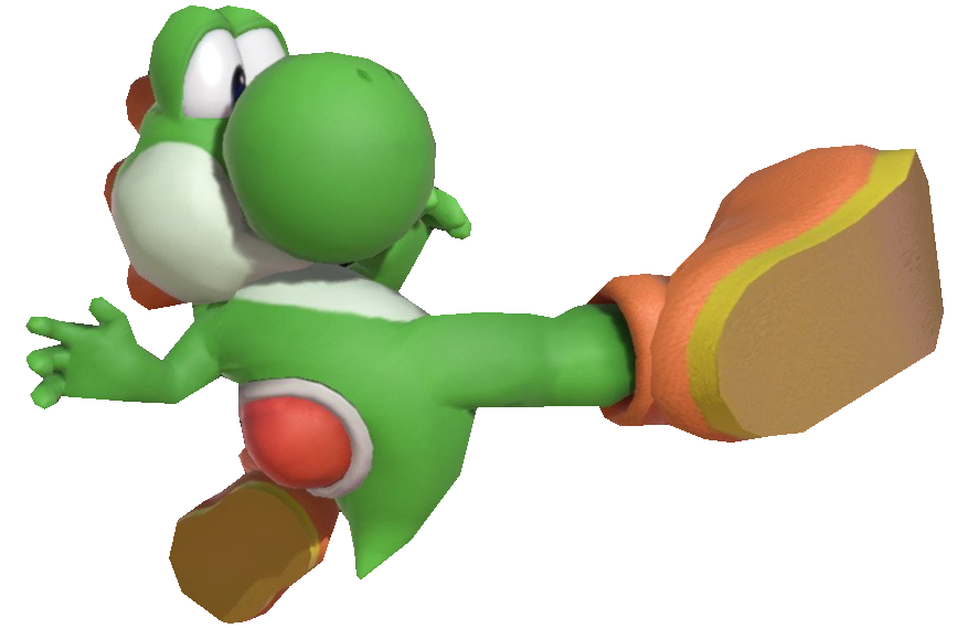 Yoshi Leg Green Yoshi Kicking with his Right Leg by TransparentJiggly64 on DeviantArt