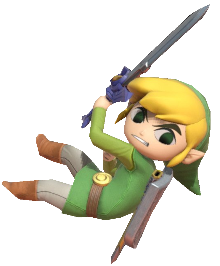 Toon Link falling by TransparentJiggly64 on DeviantArt