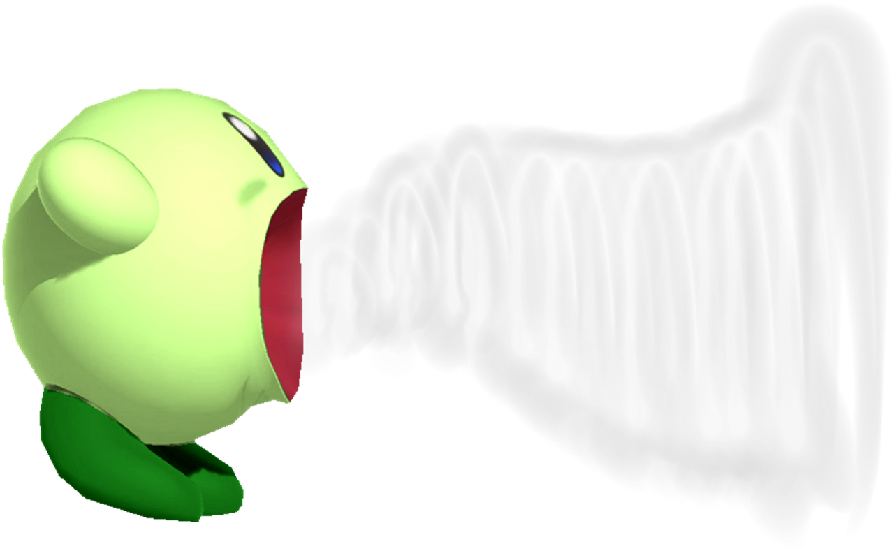 Citrus Kirby inhaling by TransparentJiggly64 on DeviantArt
