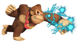 Donkey Kong using Lightning Punch