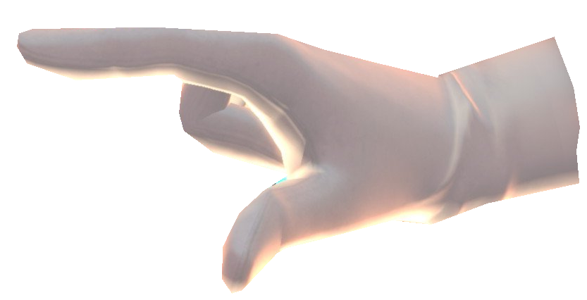 Master Hand pointing at something by TransparentJiggly64 on DeviantArt