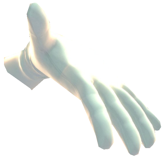 Master Hand holding something by TransparentJiggly64 on DeviantArt