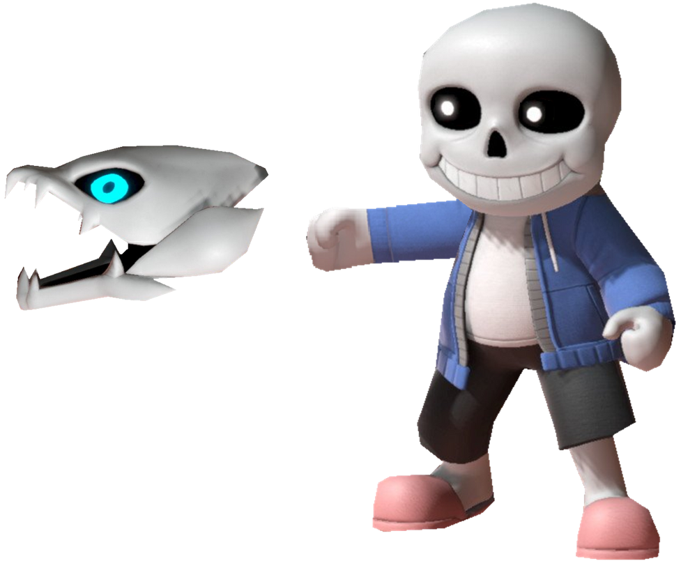 Gaster Ult Sans with a Gaster Blaster by TransparentJiggly64 on DeviantArt