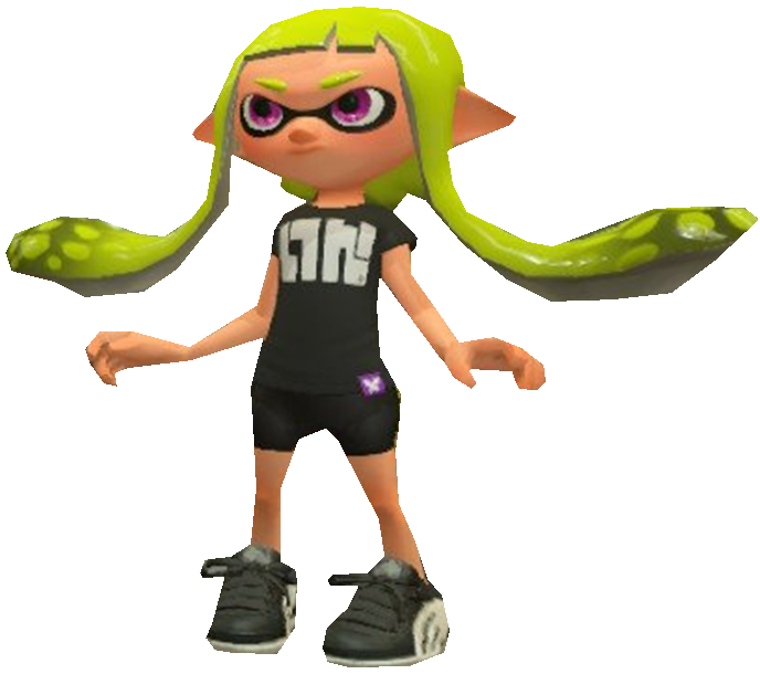 Amiibo Green Inkling Girl is Surprised by TransparentJiggly64 on DeviantArt