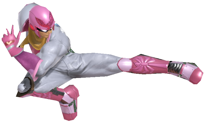 Pink Falcon kicking by TransparentJiggly64 on DeviantArt