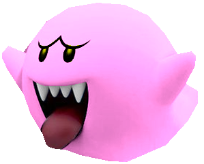 Pink Boo Floating by TransparentJiggly64 on DeviantArt