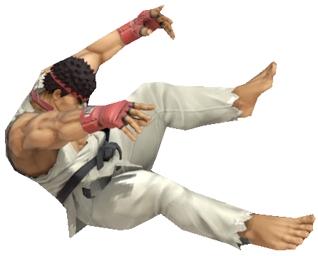 Ryu (Default) is hit by TransparentJiggly64 on DeviantArt