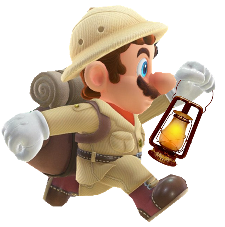 Mario Explorer Explorer Mario with a lantern by TransparentJiggly64 on DeviantArt