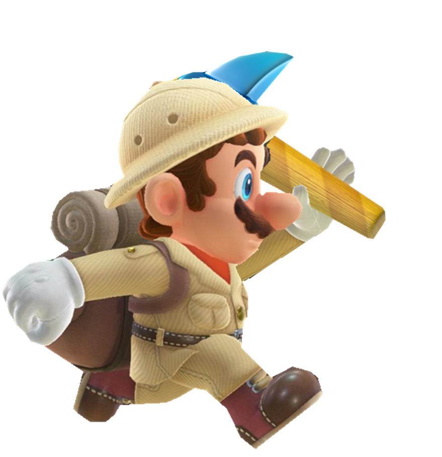 Mario Explorer Explorer Mario with a Super Pickaxe by TransparentJiggly64 on DeviantArt