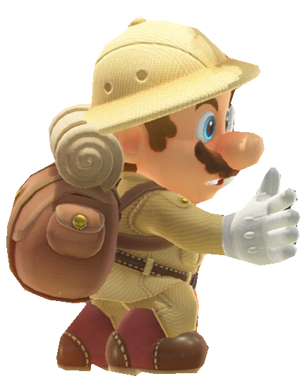 Mario Explorer Explorer Mario pushing something by TransparentJiggly64 on DeviantArt
