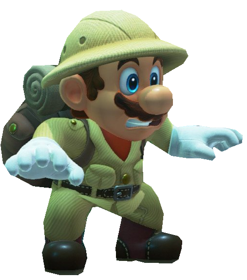Mario Explorer Explorer Mario is Surprised by TransparentJiggly64 on DeviantArt