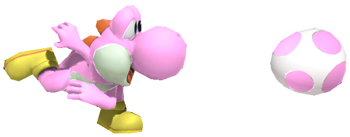 Super Mario: Pink Yoshi Egg 2D by Joshuat1306 on DeviantArt