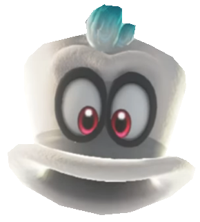 Cappy Behind Cappy (Top Hat form) without his ghost body by TransparentJiggly64 on ...