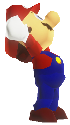 N64 Mario raising his hands by TransparentJiggly64 on DeviantArt