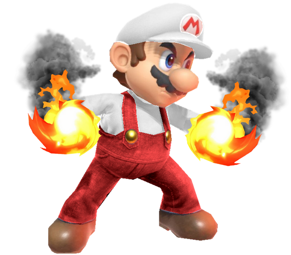 Big Fire Mario Fire Mario with fire on his hands by TransparentJiggly64 on DeviantArt