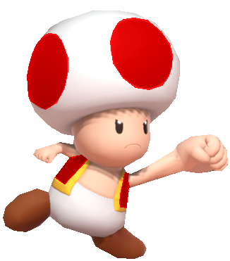 Red Toad punching by TransparentJiggly64 on DeviantArt