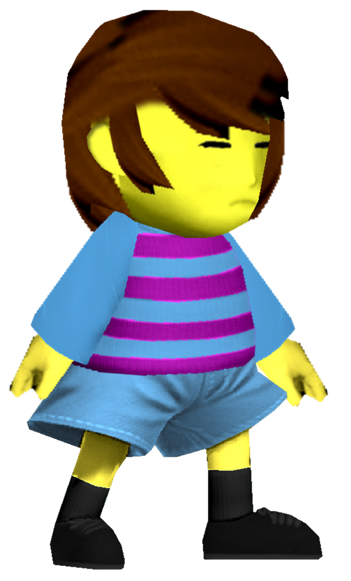 Frisk Standing by TransparentJiggly64 on DeviantArt