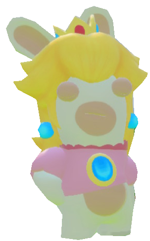 Peach Rabbit Getting Mad Rabbid Peach Annoyed by TransparentJiggly64 on DeviantArt