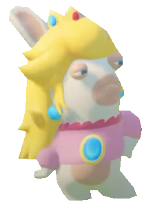 Peach Rabbit Getting Mad Rabbid Peach Annoyed by TransparentJiggly64 on DeviantArt