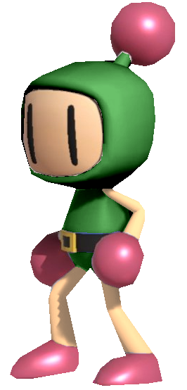 Green Bomberman R Green Bomberman Standing by TransparentJiggly64 on DeviantArt