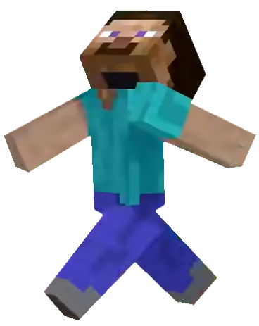 Steve Ripped Minecraft Minecraft Steve is hit by TransparentJiggly64 on DeviantArt