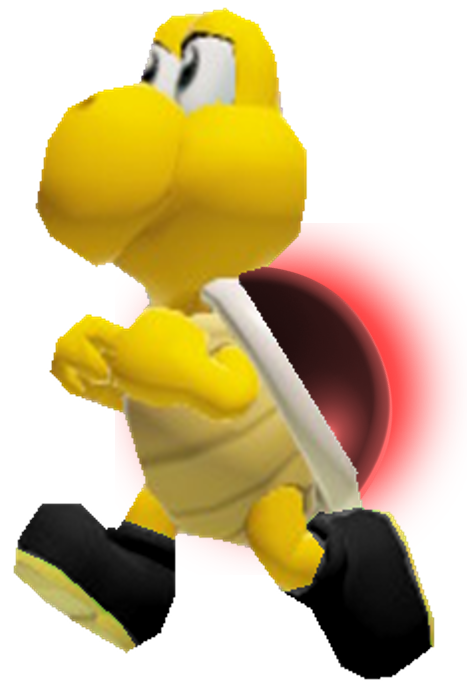 Propell Koopa Bombshell Koopa Troopa running (about to explode) by ...