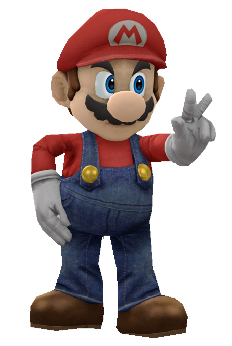 Mario Think Sign Super Mario Giving Peace Sign by TransparentJiggly64 on DeviantArt