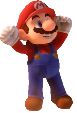 Super Mario raising his hands by TransparentJiggly64 on DeviantArt