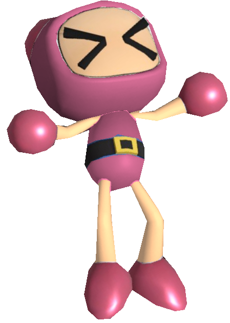 Pink Bomberman R Pink Bomberman is hit by TransparentJiggly64 on DeviantArt
