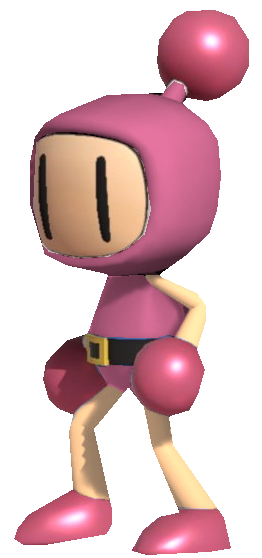 Pink Bomberman R Pink Bomberman Standing by TransparentJiggly64 on DeviantArt