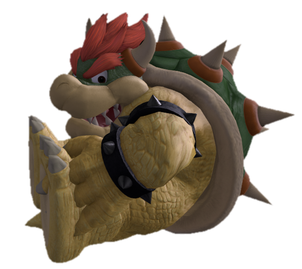 Bowser Blue Shell King Bowser striking with his shell by TransparentJiggly64 on DeviantArt