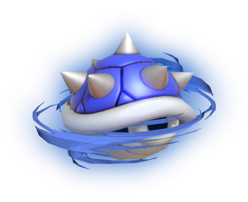 Blue Spiny Shell Spinning by TransparentJiggly64 on DeviantArt