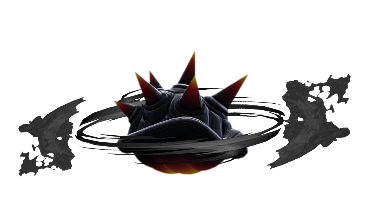 Fury Bowser spinning in his shell by TransparentJiggly64 on DeviantArt