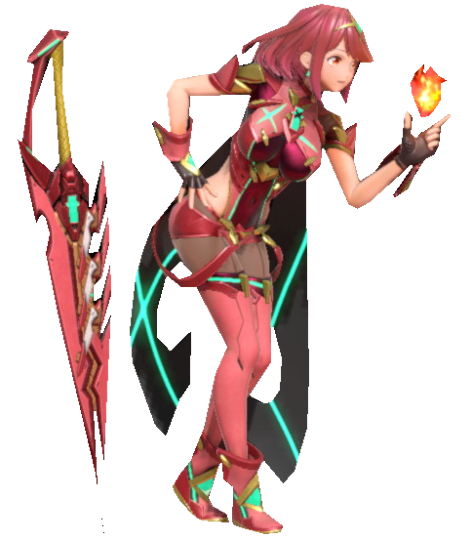 Pyra (Censored) creating a fire by TransparentJiggly64 on DeviantArt
