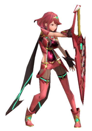 Pyra Hand Extended Pyra (Censored) Holding her sword forward by TransparentJiggly64 on ...