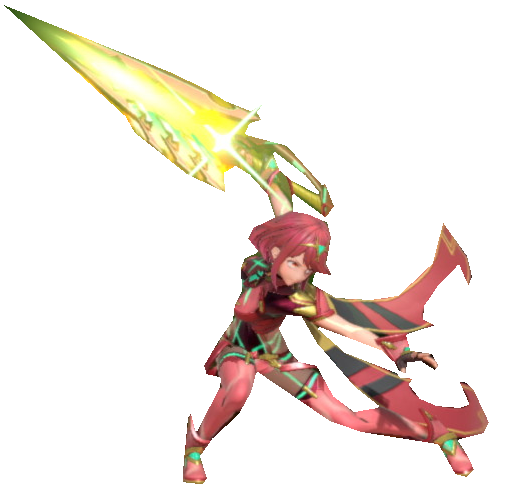 Pyra (Censored) using Blazing End by TransparentJiggly64 on DeviantArt