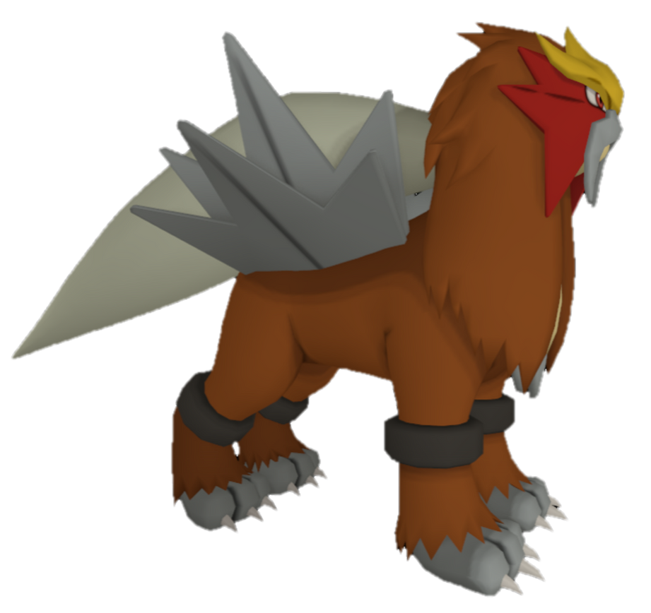 Entei Standing by TransparentJiggly64 on DeviantArt