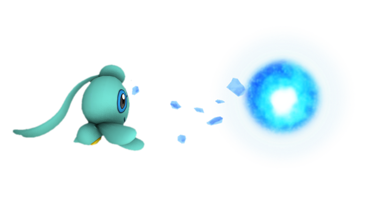 Shiny Phione using Water Pulse by TransparentJiggly64 on DeviantArt