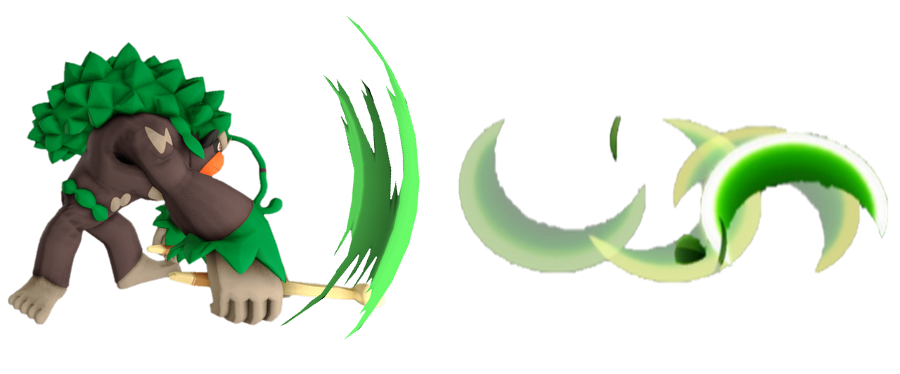 Pokemon Transparent Rilaboom Rillaboom using Razor Leaf by TransparentJiggly64 on DeviantArt