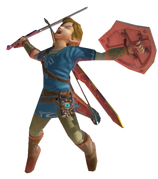Champion Link is Hit by TransparentJiggly64 on DeviantArt