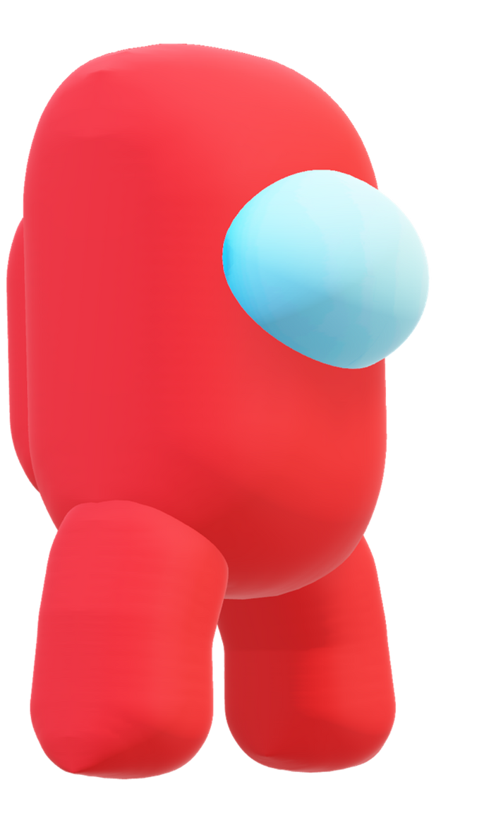 Red Impostor Standing by TransparentJiggly64 on DeviantArt