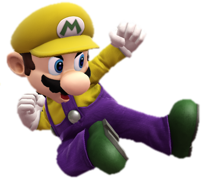 Yellow Mario kicking in the air by TransparentJiggly64 on DeviantArt