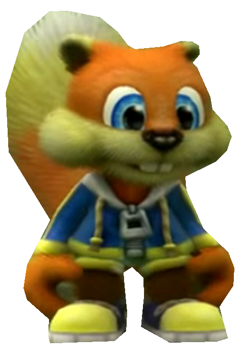 Reloaded Conker Standing by TransparentJiggly64 on DeviantArt
