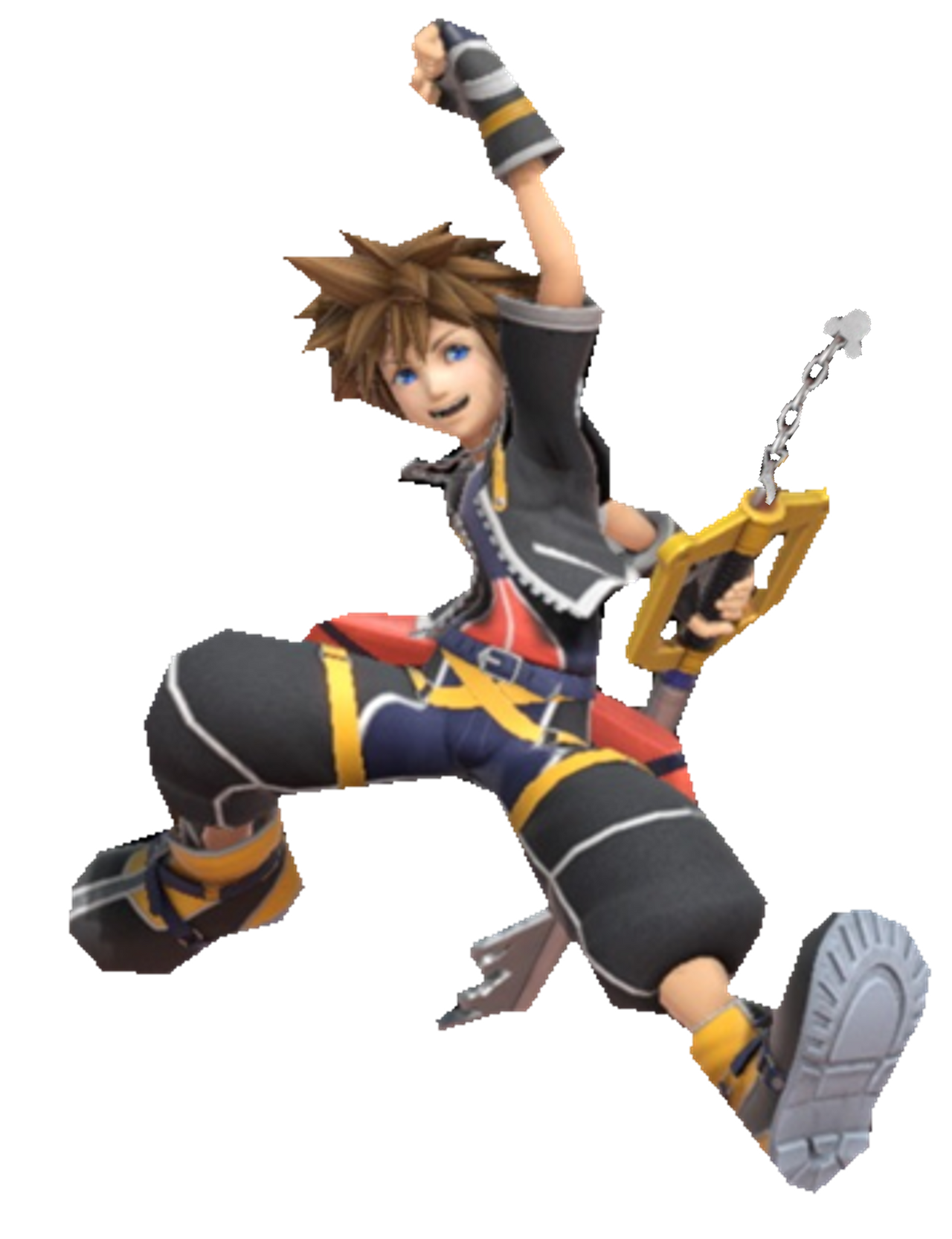 KH2 Sora jumping with joy by TransparentJiggly64 on DeviantArt