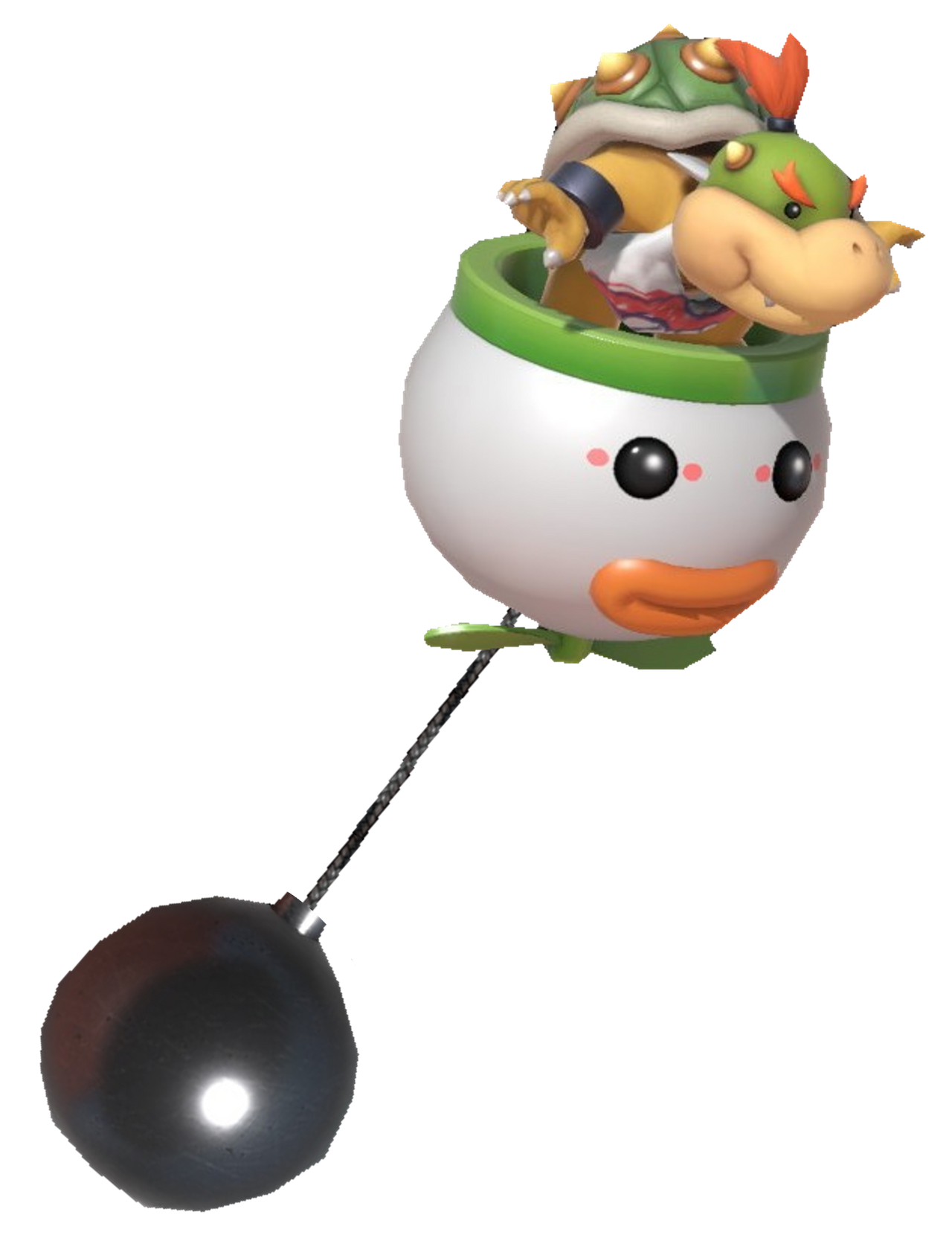 Bowser Jr with an iron ball by TransparentJiggly64 on DeviantArt