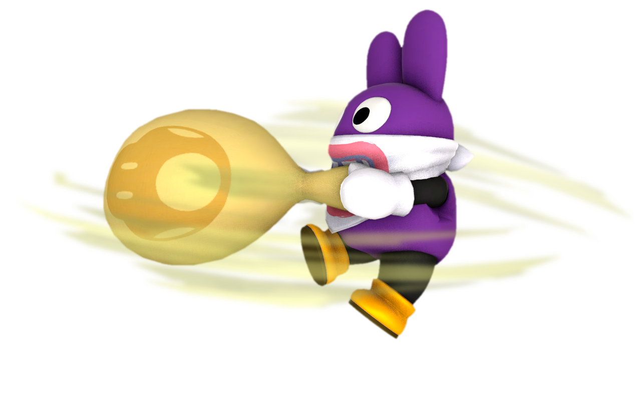 Nabbit spinning his bag by TransparentJiggly64 on DeviantArt