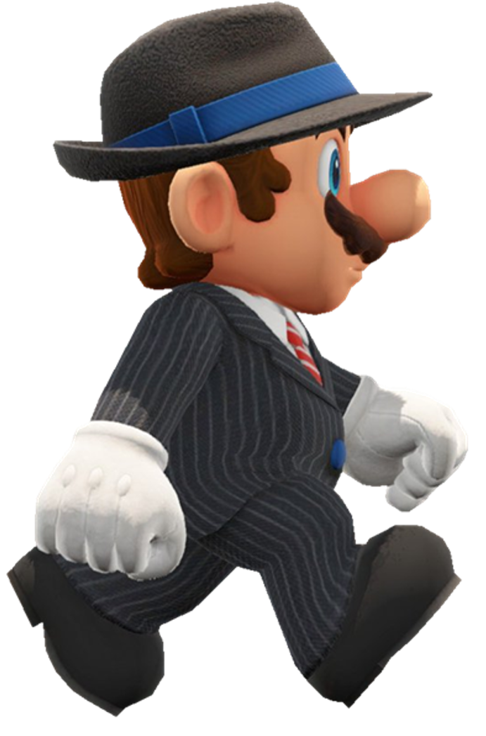 New Donk Mario walking by TransparentJiggly64 on DeviantArt