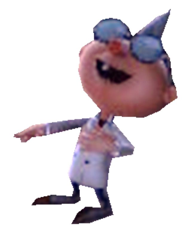 Professor E. Gadd laughing and pointing by TransparentJiggly64 on ...