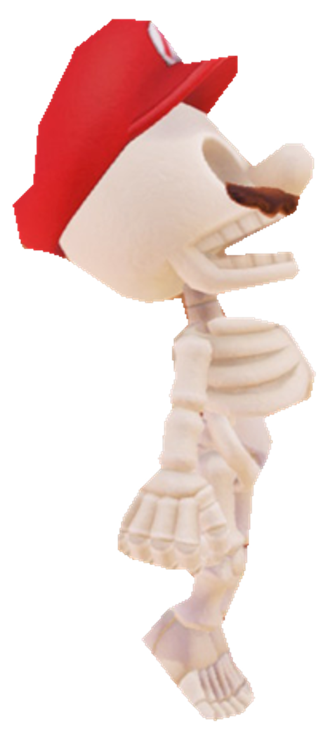 Skeleton Mario double jumping by TransparentJiggly64 on DeviantArt
